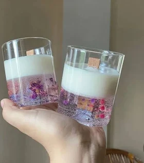Botanical Dual-Layer Gel & Soy Candle